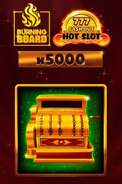 Luckycapone Casino: Hot Slot : 777 Cash Out Burning Board Scratchcard